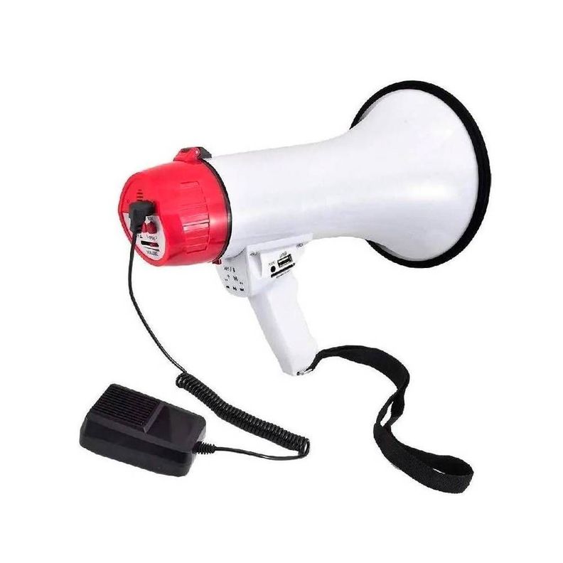 Megáfono Recargable 25w Con Grabación Mlab-0