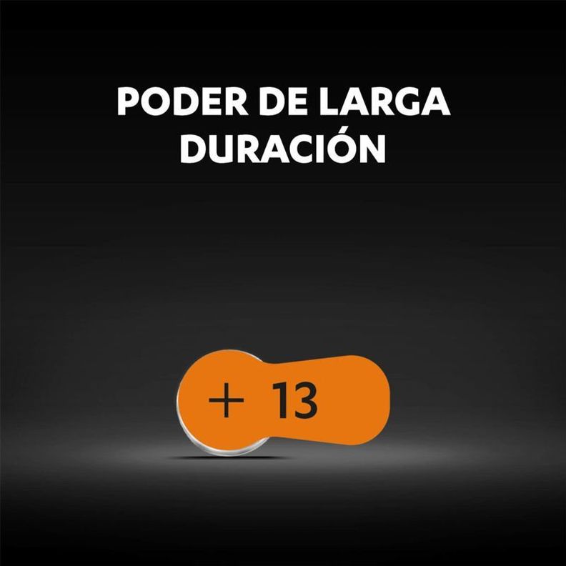 Pila Duracell Auditiva D13x6 1.45 Volt Fx-2