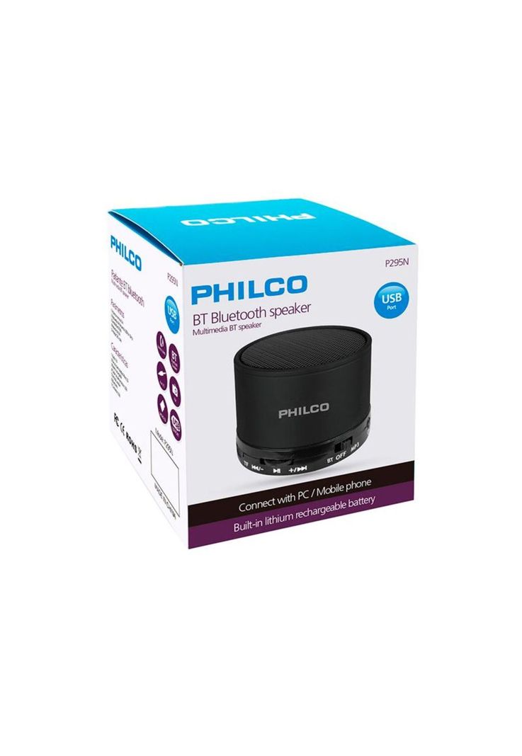 Parlante Portatil Philco Bluetooth P295 3w SD 520 MAH USB-1