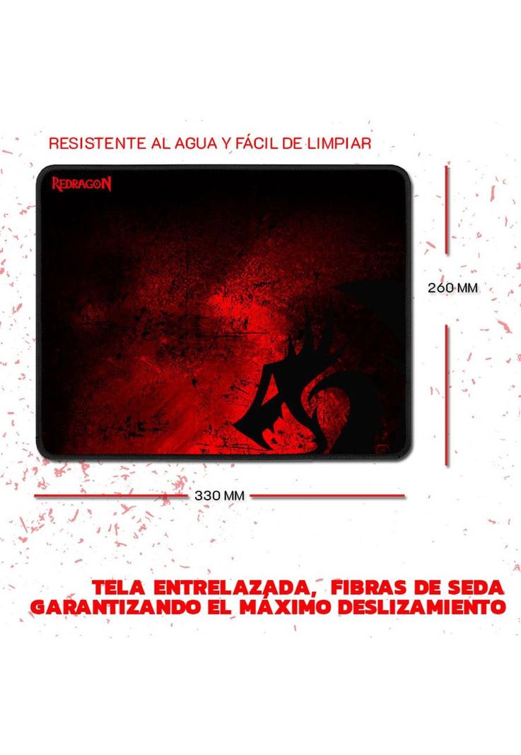 Pack Gamer Mouse + Pad Mouse M601WL-BA Redragon-5