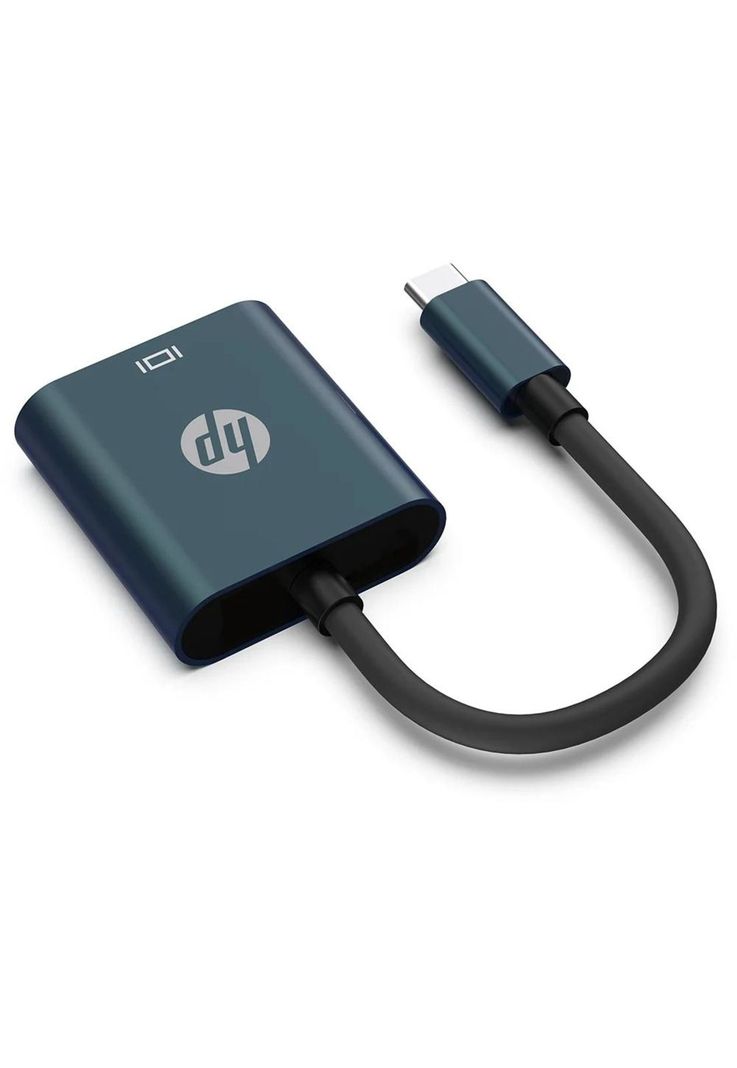 Adaptador Usb Tipo C A Vga Hembra Azul HP Dhc-ct201-3