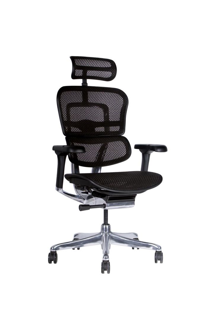 Silla ejecutiva ergonómica Ergohuman Malla Negra-0