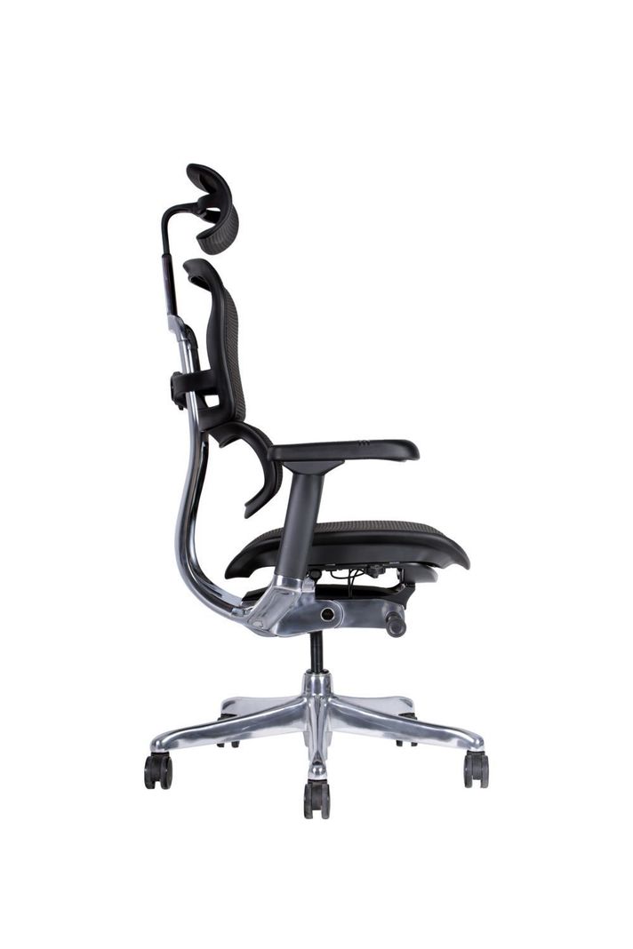 Silla ejecutiva ergonómica Ergohuman Malla Negra-2