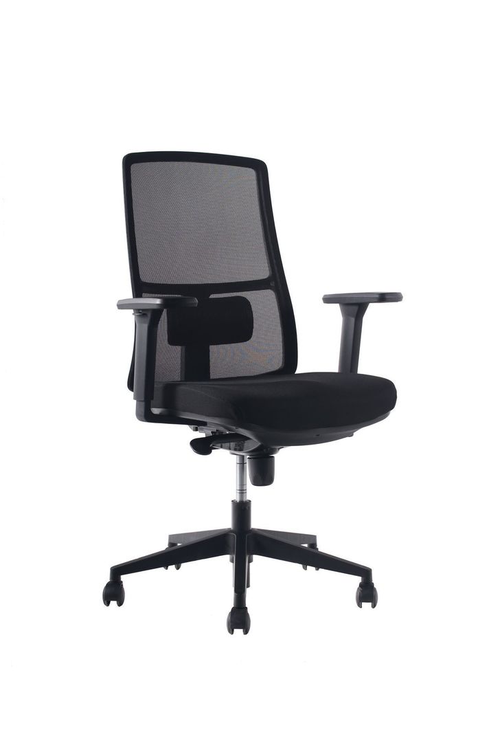 Silla oficina Tela Negro
