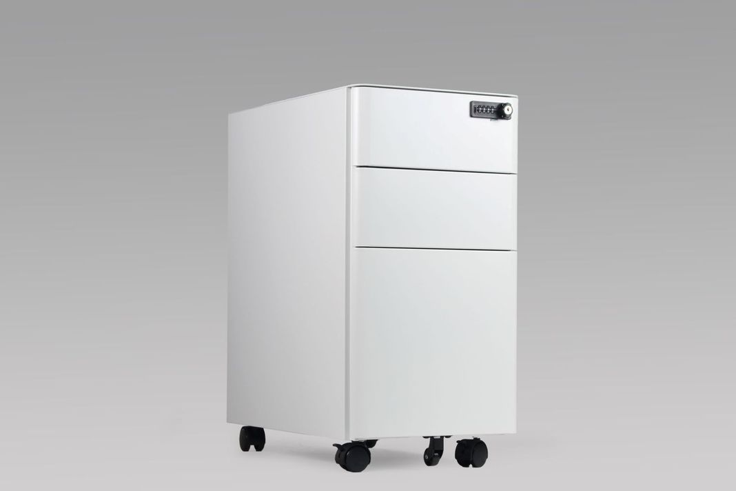 Kardex acero Cala 3 cajones con clave Blanco 0