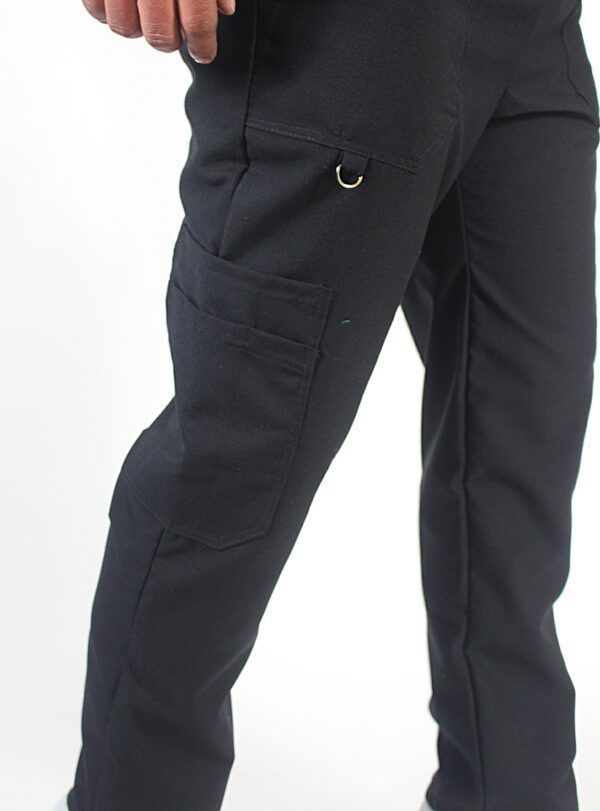 Uniforme Clínico Antifluidos  Negro-5