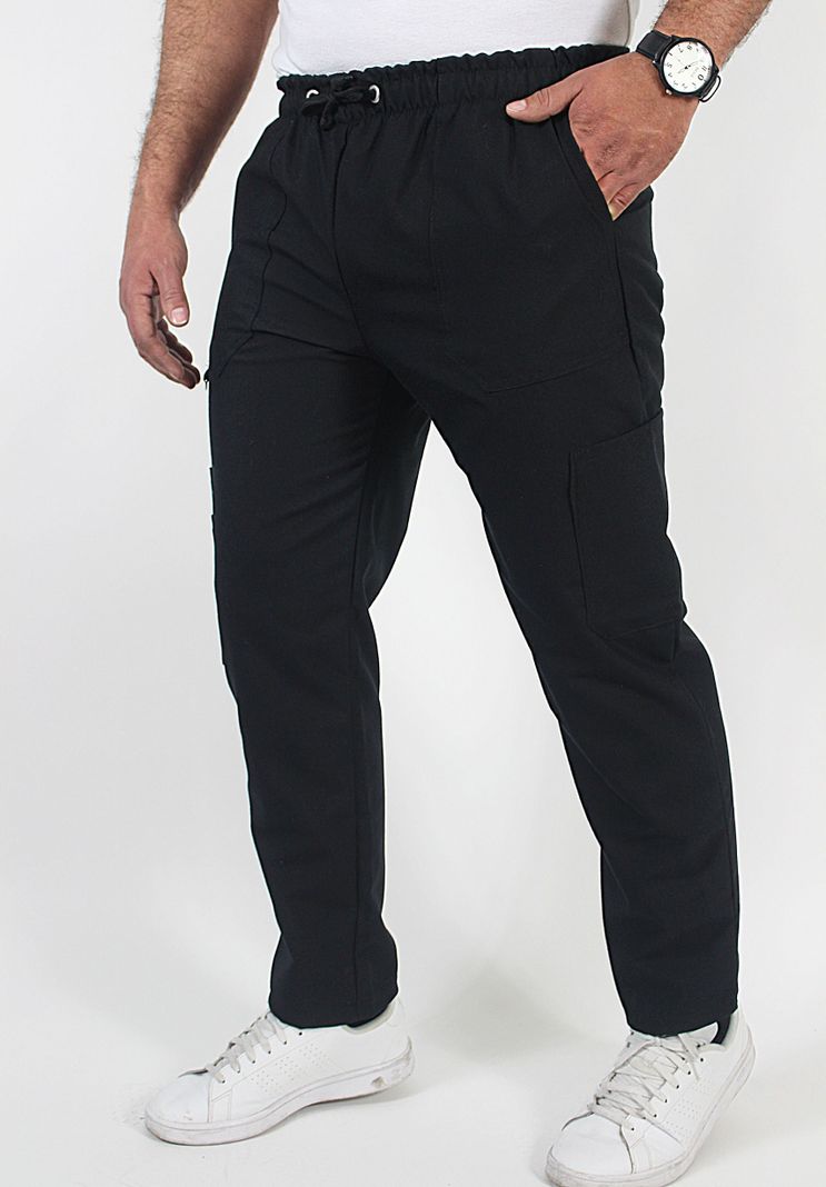 Uniforme Clínico Antifluidos  Negro-6