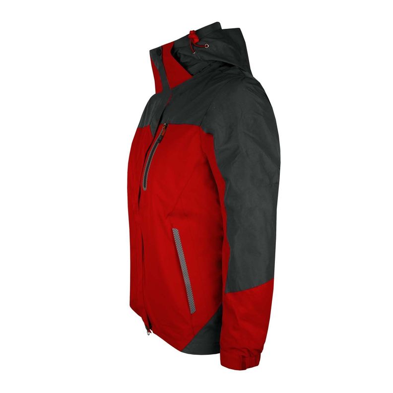 Chaqueta 3 En 1 Desmontable Bicolor Rojo Mujer-1