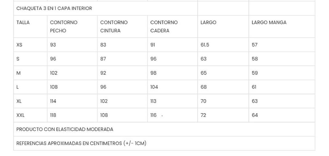 Chaqueta 3 En 1 Desmontable Bicolor Rojo Mujer-7