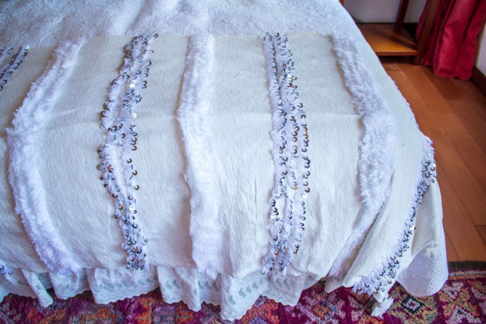 Handira Piecera Blanca King+-4
