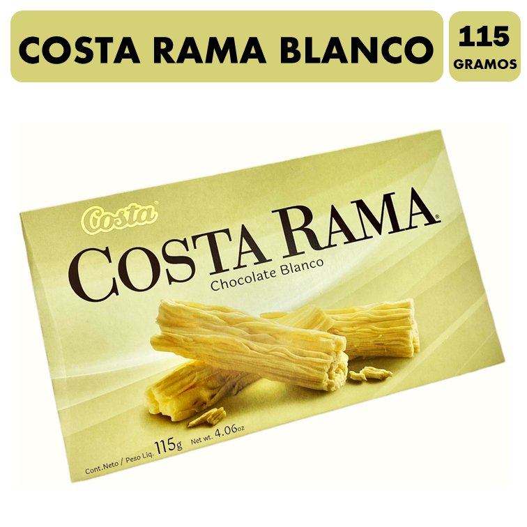 Costa Rama Blanco - Chocolate Blanco (Caja Con 115G)-0