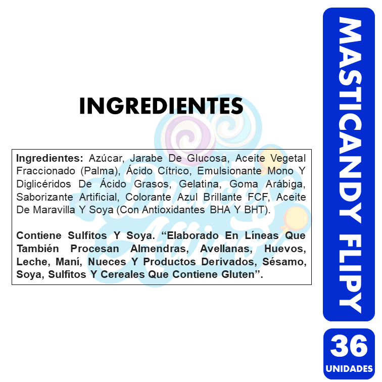Masticandy Flipy - Masticables Especiales (Bolsa Con 210Gr)-1