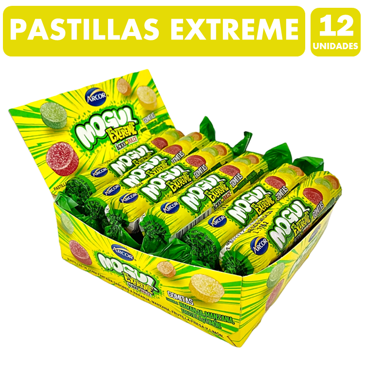 Mogul Extreme - Pastillas Gomitas Acidas (Caja Con 12 Uni)-0
