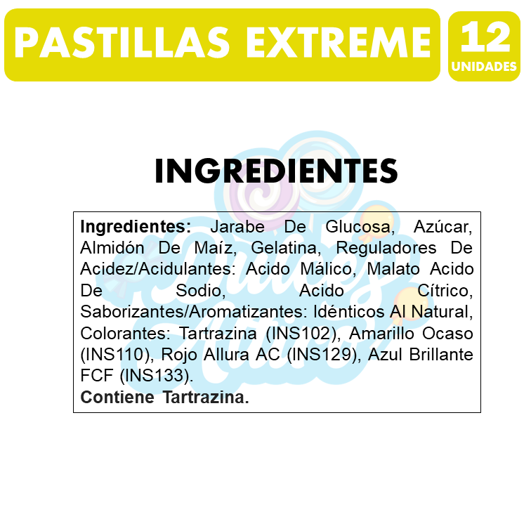 Mogul Extreme - Pastillas Gomitas Acidas (Caja Con 12 Uni)-1