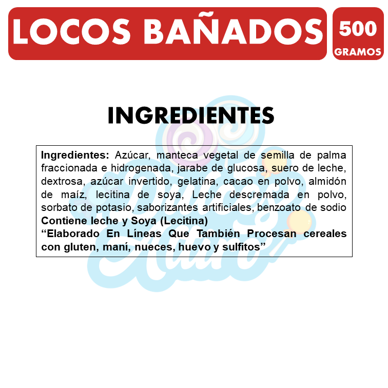 Locos Bañados - Marshmallow De Fruna (Caja Con 500 Gramos)-1