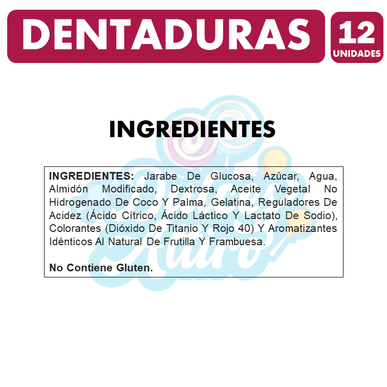 Gomitas En Forma De Dientes Fini (Caja Con 12 Unidades)-1