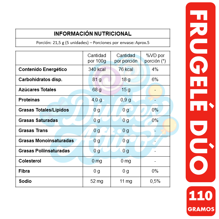 Frugele Duo - Gomitas De Ambrosoli (Bolsa Con 110Gr)-2