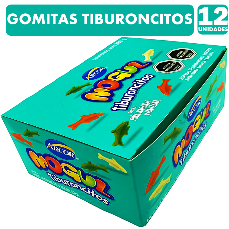 Gomitas En Forma De Tiburoncitos (Caja Con 12 Unidades)-0