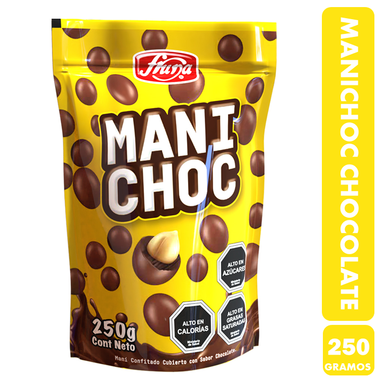 Manichoc - Maní Con Cobertura De Chocolate (Envase Con 250G)-0