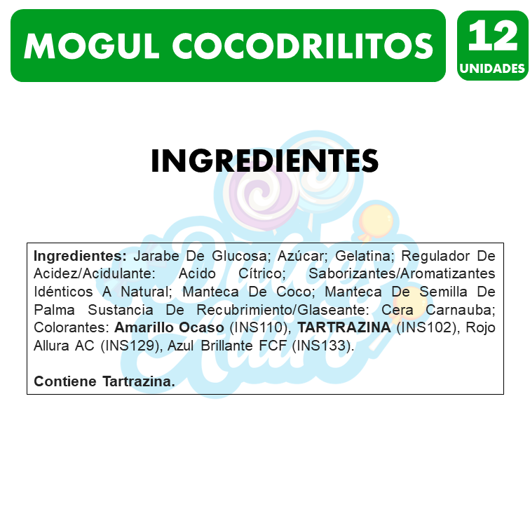 Gomitas En Forma De Cocodrilitos Mogul(Caja Con 12 Unidades)-1