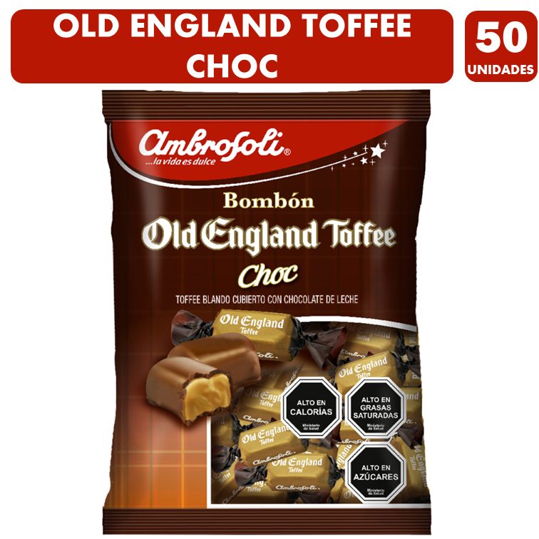 Old England Toffee Choc - Bombones De Carozzi(Bolsa Con 50U)-0