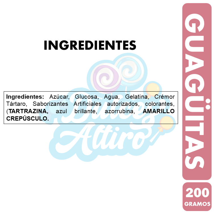 Guagüitas Frescas - Marshamallow Marca Spak(Bolsa Con 200Gr)-1