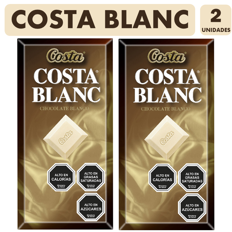Chocolate Blanco Costa Blanc (Pack Con 2 Unidades)-0