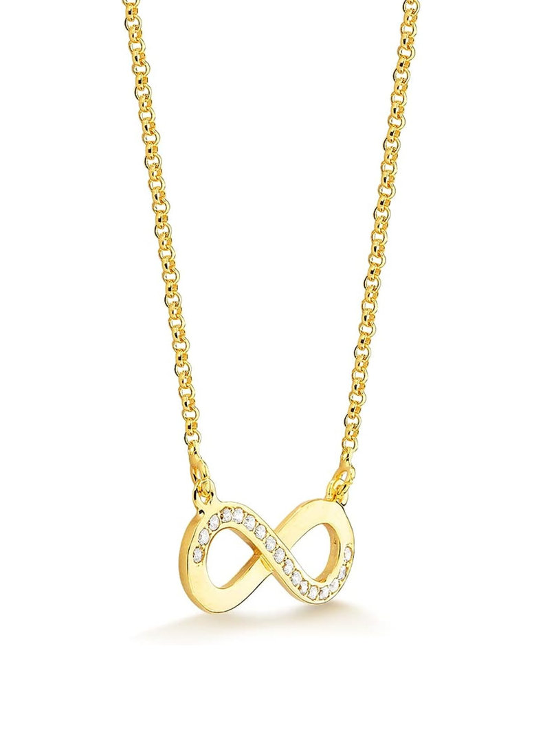 COLLAR MUJER ORO LAMINADO INFINITY - DORADO-1