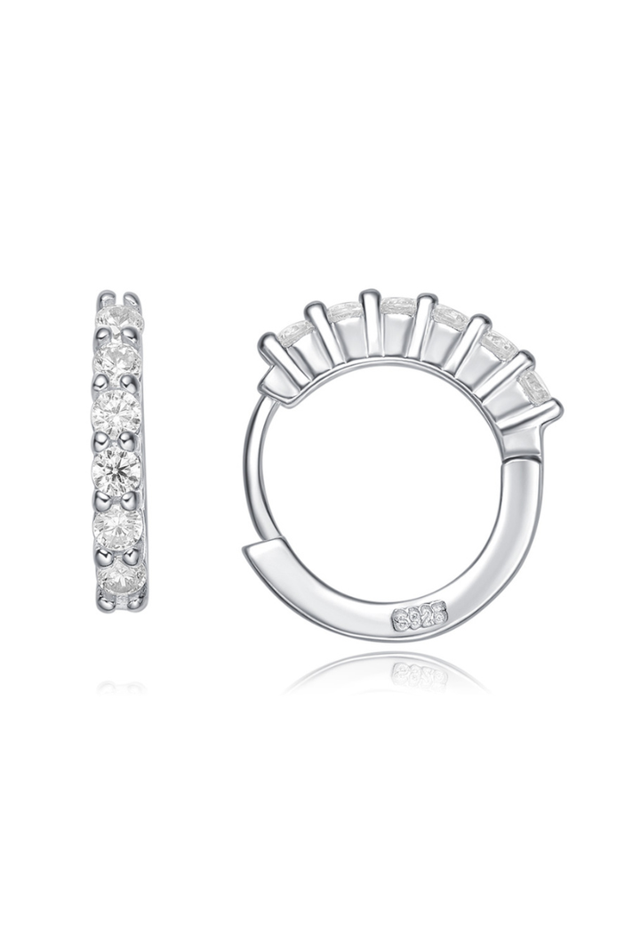 Aros Vanité Mini Argolla Plata Italiana-0