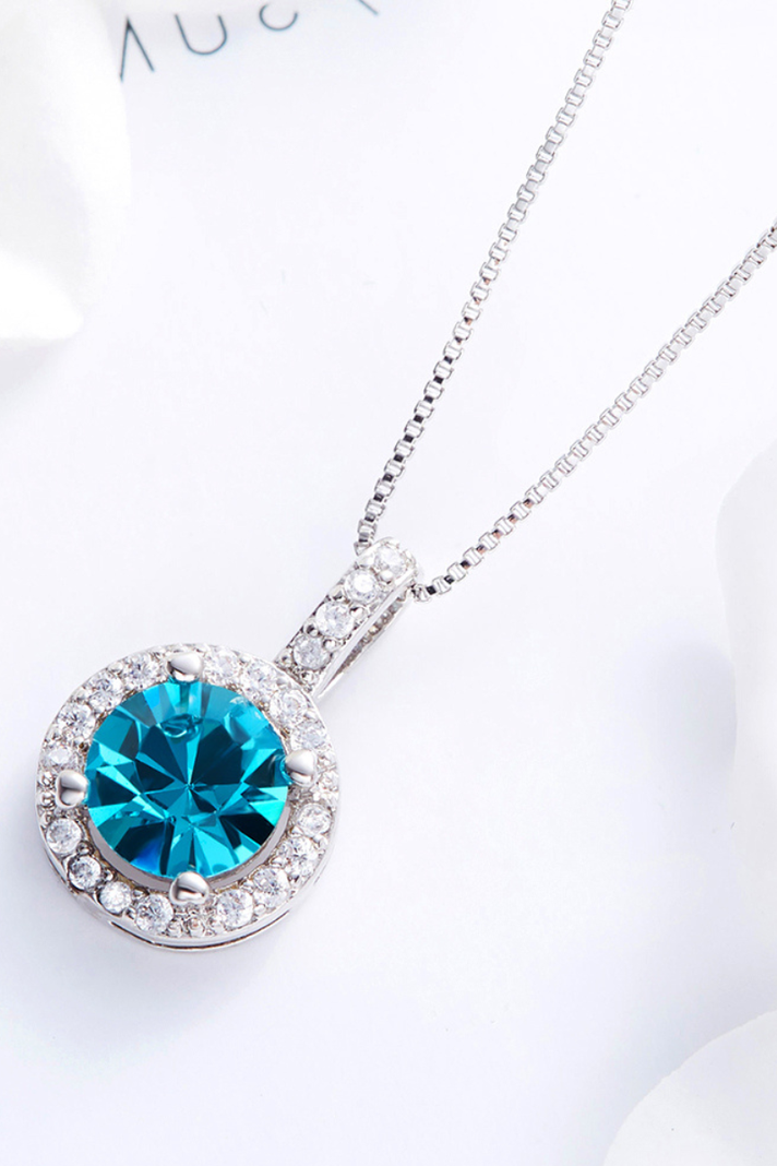 COLLAR MUJER CRISTALES AQUA-1
