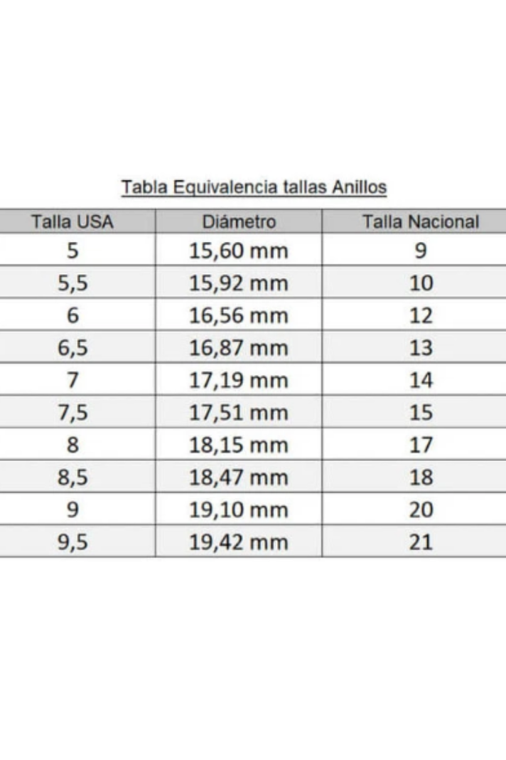 Anillo Vanité Beautiful Plata Italiana - Talla 6 USA-1