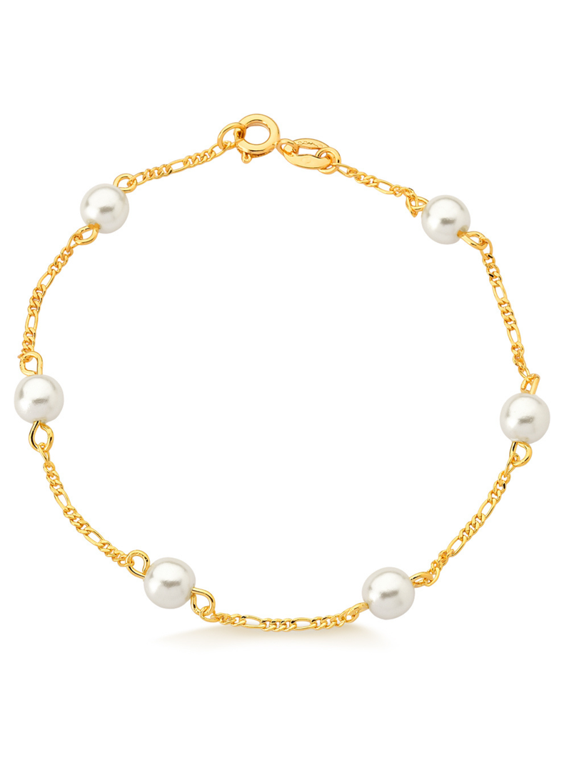 PULSERA MUJER ORO LAMINADO PERLÉ - DORADO-0