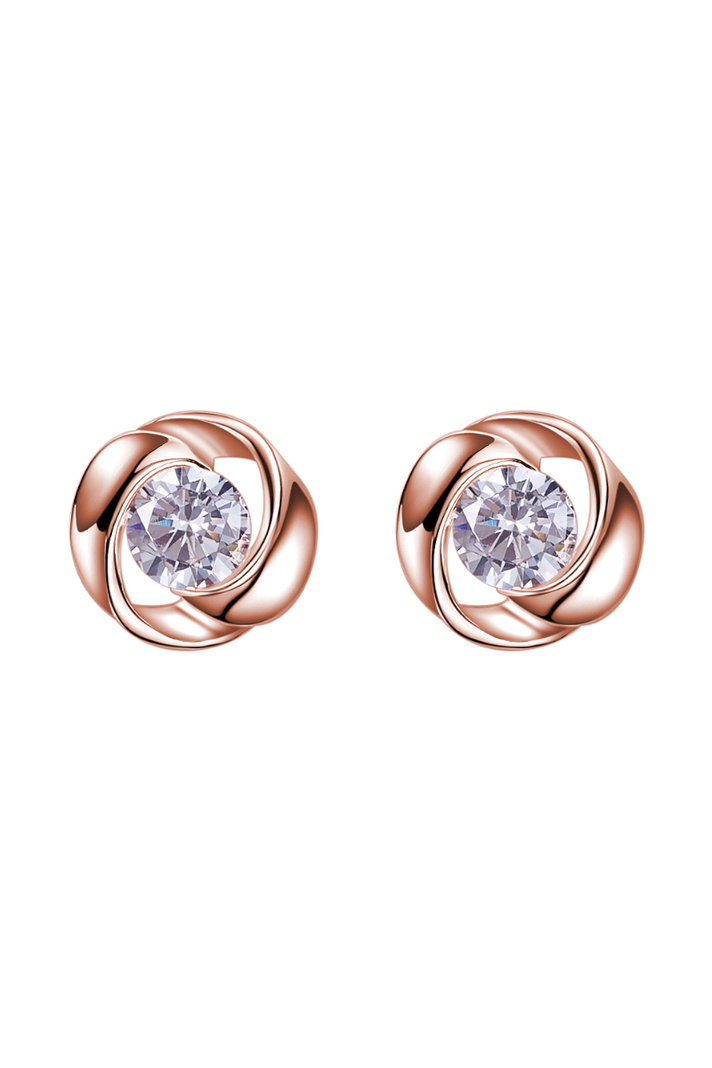 Aros Vanité Swell Rose Plata Italiana-0