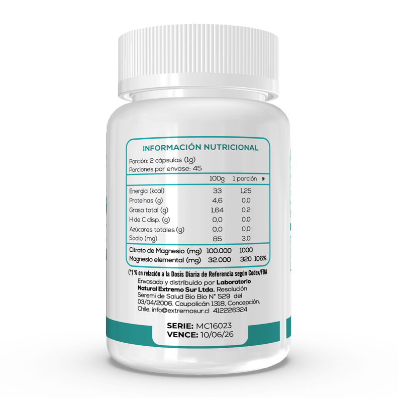 Citrato de Magnesio 500mg -1