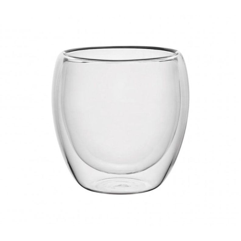 Set 2 Pzs Tazas Doble Pared 150ml Vidrio Borosilicato Lugano-2