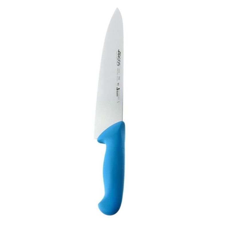 Cuchillo Medio Golpe Azul 25cm Acero Inoxidable Arcos-0
