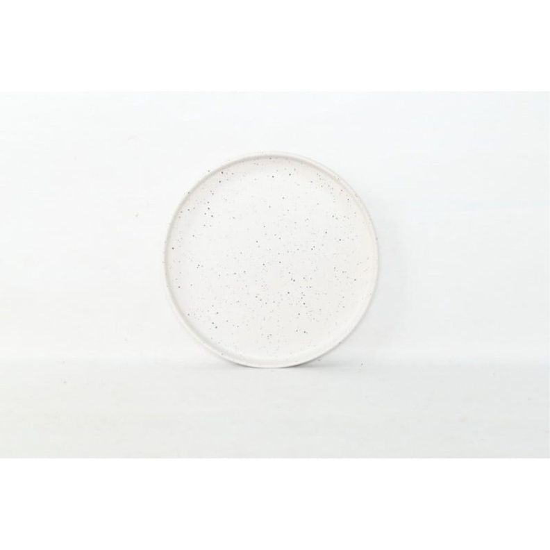 Set Vajilla 24 pzs White Dots Cerámica Blanco Lugano-4