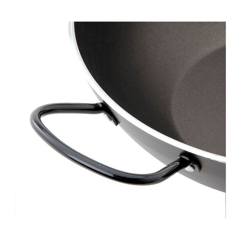 Wok Aluminio 30cm Negro Robust Lacor-1