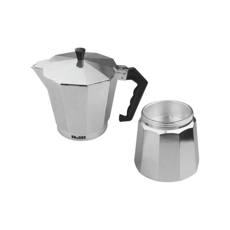 Cafetera Italiana Express 600ml Aluminio Bahia Ibili-3