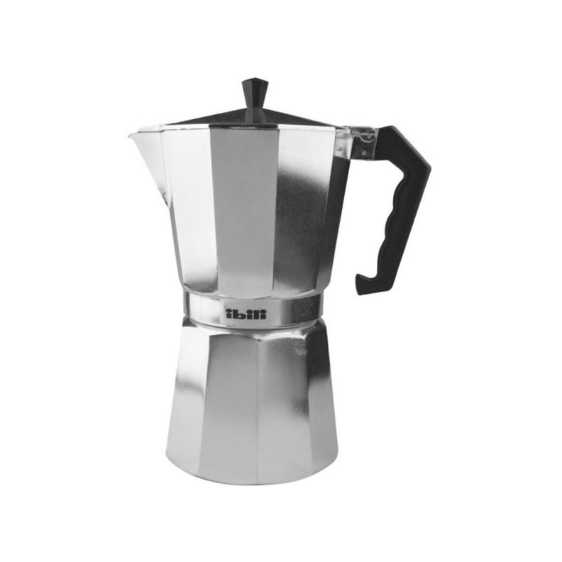 Cafetera Italiana Express 600ml Aluminio Bahia Ibili-4