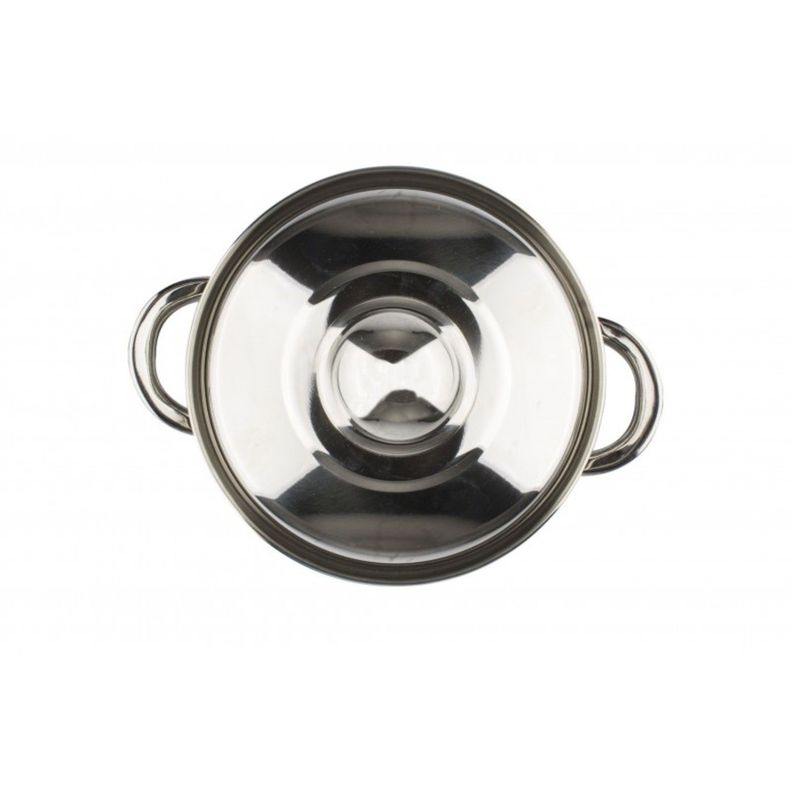 Cacerola 2lt 16x10cm Acero Inoxidable Gris Wolfen-1