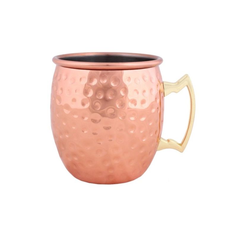 Jarra Moscow Mule 500ml Acero Inoxidable Cobre Lugano-0