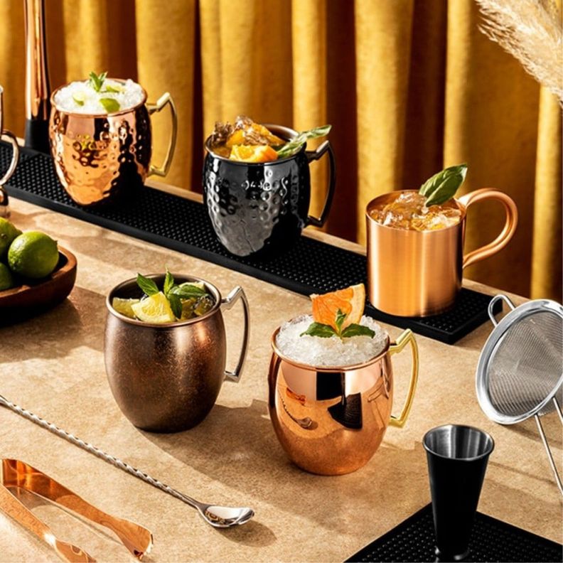 Jarra Moscow Mule 500ml Acero Inoxidable Cobre Lugano-1
