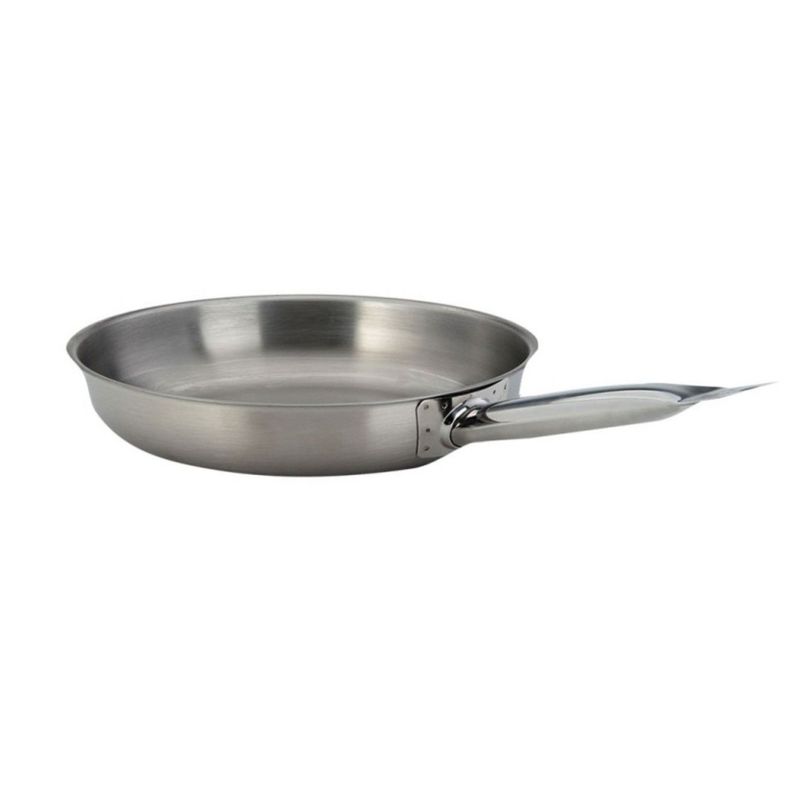 Sarten con Mango Atermico Acero Inoxidable 24cm Lacor Gris