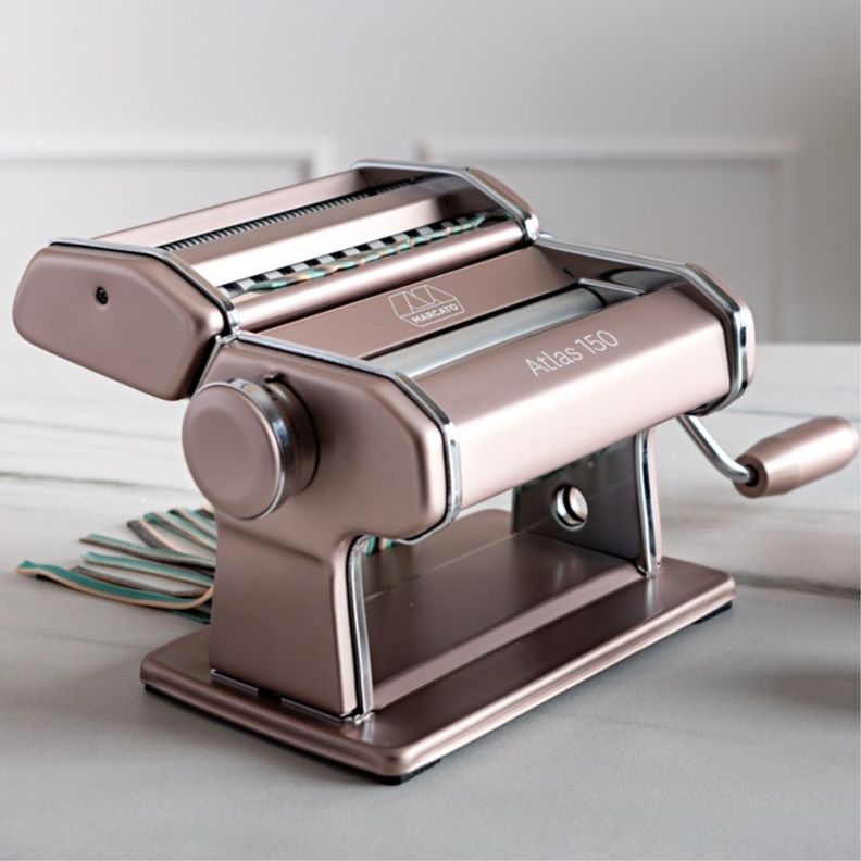 Máquina para Pastas Atlas 150 Powder Acero Rosada Marcato-2