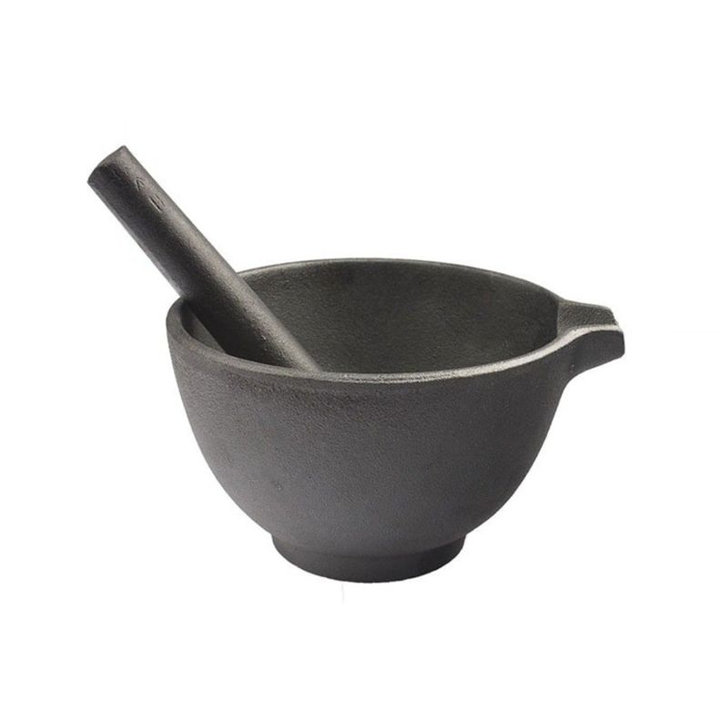Mortero Fierro 15 cms Lugano Negro