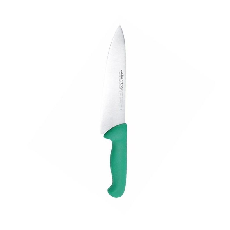 Cuchillo Medio Golpe Verde 20cm Acero Inoxidable Arcos-0