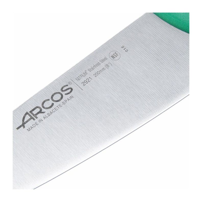 Cuchillo Medio Golpe Verde 20cm Acero Inoxidable Arcos-1