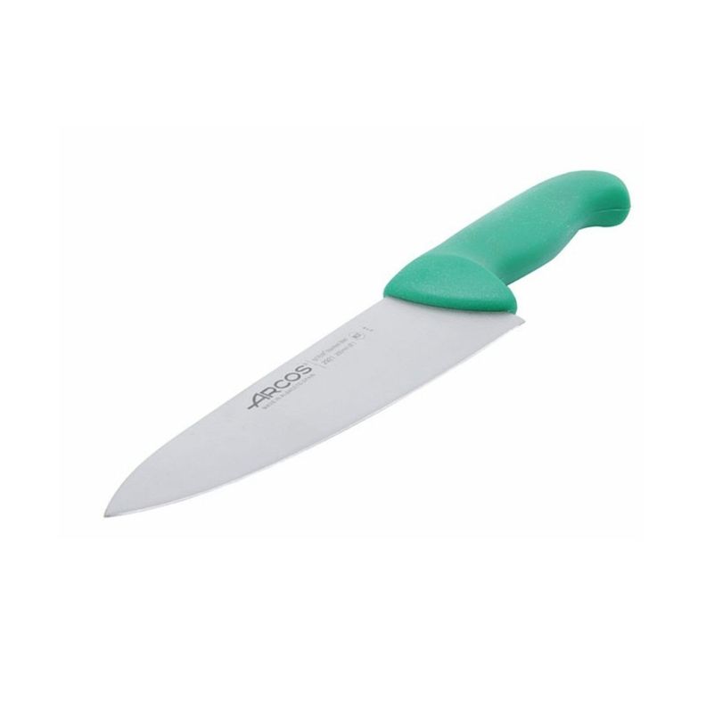 Cuchillo Medio Golpe Verde 20cm Acero Inoxidable Arcos-2