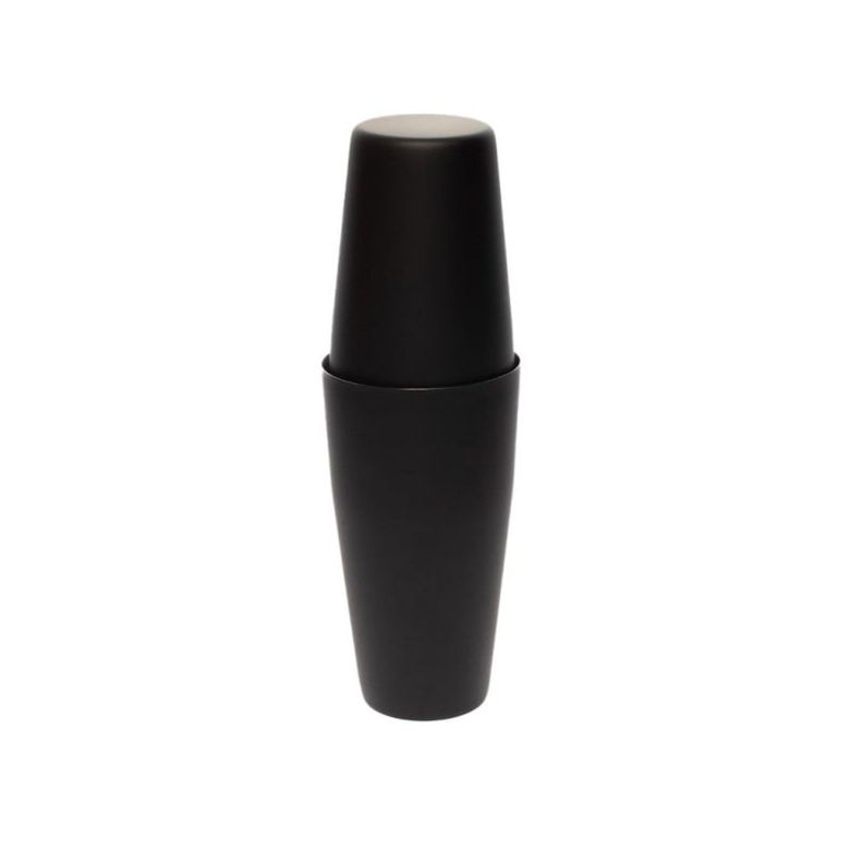 Coctelera 700ml Boston Negro Acero Inoxidable Lugano-0